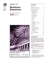 thumbnail of publication 535 Business Expenses PDF